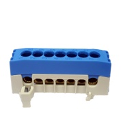 N-terminal N7-F2, 7x16mm², 63A 690V, touch-proof, TS35, Z2, blue