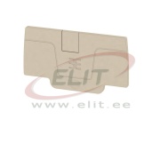 End Plate AEP 2C 4, beige
