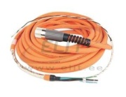 Motor Power w. Brake Wire Kinetix, SpeedTec DIN connector| drive-end » flying-lead, 14AWG, Continuous-Flex, 50m