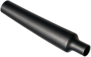 Heat Shrink Tubing H-5(3X)-F, 12/4mm, thin-wall, adhesive, crosslinked polyolefin -55..135°C, flame retardant VW-1 ^UV resistant ^self-extinguishing ^printable, L1.22m/pce, black