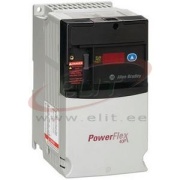 VFD PowerFlex40P, 0.4kW 1.4A 3x480VAC, aux. 3A 30VDC/ 125VAC/ 240VAC, integral keypad, LED display, RS485, frame B
