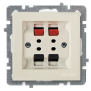 Socket Touran, mech.| audio, flush mount, beige