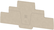 End Plate AEP 3T 2.5, beige
