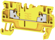 Feed-through Terminal A2C 1.5 YL, 1-tier, 1.5mm² 17.5A 500V, push-in, yellow