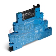 Solid-state Interface Relay Coupler 38.81., 1NO 6A 24VDC, cv 24VDC sensitive, LED, diode, W6.2mm, TS35