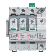 Surge Arrester, 3P+N, FS, T1+T2, Uc 320VAC, impulse current (10/350μs) Iimp 12.5kA, discharge current (8/20μs)| Imax 60kA, In 25kA, TT/TNS