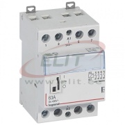 Modular Contactor CX³, 4NO 63A 400VAC, cv 24VAC, handle, 3M, TS35
