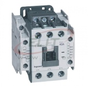 Contactor CTX³ 40, 18.5kW 40/60A 3x400VAC, aux. 2NO^2NC 16A 240VAC, cv 24VAC, TS35 ^panel mount