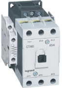 Contactor CTX³ 65, 30kW 65/100A 3x400VAC, aux. 2NO^2NC 16A 240VAC, cv 230VAC, TS35 ^panel mount