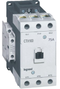 Contactor CTX³ 100, 37kW 75/110A 3x400VAC, aux. 2NO^2NC 16A 240VAC, cv 24VAC, TS35 ^panel mount