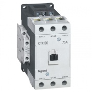Contactor CTX³ 100, 37kW 75/110A 3x400VAC, aux. 2NO^2NC 16A 240VAC, cv 230VAC, TS35 ^panel mount