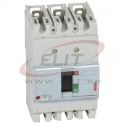 Moulded Case Circuit Breaker DPX³ 160, 125A 3x 415VAC 36kA, therm. 0.8..1In ^magn. 10In, incl. screws/ cage clamps Al/Cu 70/95mm², panel mount