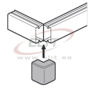 External Angle DLP-S, 20x12mm, white