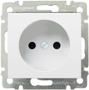 Socket Valena, mech.| 2P, 10/16A 250VAC, 2.5mm² screw clamp, white