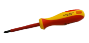 VDE Screwdriver, slotted-crosstip, SL/PH1 5x 80| 180, insulated blade, 1000V, CR-V