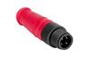 Shorting Plug 898D, M12, 2NC 4A 30VDC, IP67, Nema6P, red