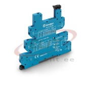 Socket 93.63, 34.51.7.005/012/024.xx10, 34.81.7.005/012/024.xxxx, cv 6-12-24VDC, MasterPLUS, W5mm, TS35