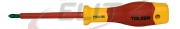 VDE Screwdriver, crosstip Phillips, PH2 x100| 215, insulated blade, 1000V