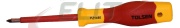 VDE Screwdriver, double-crosstip Pozi, PZ1 x80| 185, insulated blade, 1000V