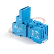 Socket 94.04, 55.32/ 85.02/ 55.34/ 85.04, takes 99.02/ 86.30 modules, incl. 094.913 plastic retaining clip, blue
