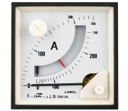 Ammeter BE39, bimetallic ^moving-iron, 4800A 4000/5A, cl1.5, 15min, scale 90°, ■96x96mm/ □92x92mmm