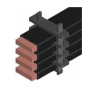 Support DZP BFX32, busbar 32x10x1, Teknomega