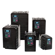 VFD E800, 0.75kW 4.5A 1x 230V ±15%, display, mc - V/Hz PMSM, 5DI (PNP/NPN) 2AI 2DO 1AO 1RO (1CO 5A), RS485 ModBus, PID, EMC, frame E1