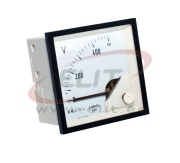 Voltmeter EA17, moving-iron, 800VAC, scale 90°, ■72x72mm/ □68x68mm, IP52/50