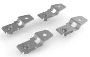 Wall Mounting Bracket ECSF, E COR, incl. accessories, zinc-coated steel, 4pcs/pck