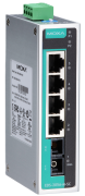 Unmanaged EtherNet Switch EDS, 5x 10/100BaseT(X) ports, -10..60°C, Moxa