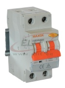 Residual Current Operated Circuit Breaker (RCBO) EPBR-63H, 1B+N 10A 30mA 10kA, type AC, 2M, 10mm², MaxGE