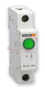 LED Indicator, green, 230VAC, 1..16mm², 1M, TS35