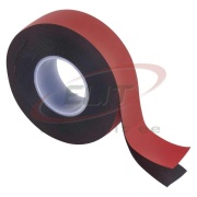 Self-amalgamating tape, 25mm x 5m, dielectric strength min. 14kV/mm, Rubber,  water resistant, 5..95°C, black