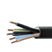Rubber Cable H05RR-F, 2x0.75mm² 300/500V, -25..60°C, 100m/pck