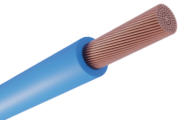 Wire H05V-K, 0.5mm² 300/500V -40..70°C, 100m/pck, blue