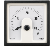 Voltmeter MA19L, moving-coil, 0..500VAC, scala 240°, ■96x96mm/ □92x92mm, IP52