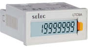 LTC9A| Pulse Counter, 7½ digits LCD, range 1999.59 h:m:s/ 199999.99h/ 19999999 counts| up, input dry contact/ 24..260VAC/DC, speed 14Hz/100Hz, front/remote reset, battery powered, ■24x48/ □22.5x45.5mm, IP65