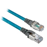 Patch Cord 1585J EtherNet, twisted pair, RJ45 » RJ45, high flex robotic TPE jacket, -20..60°C, L2m, teal