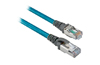 Patch Cord 1585J EtherNet, twisted pair, RJ45 » RJ45, high flex robotic TPE jacket, -20..60°C, L2m, teal