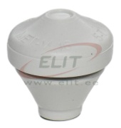 Grommet MET, M16, 5..7mm, TPE-SEBS, -40..100°C, IP67, grey RAL7035