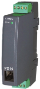 DC Voltage Transducer P20H, input ±100VDC, output 4..20mA, progr. PD14-0 ^eCon, sv 20..40VAC 40..400Hz/ 20..60VDC