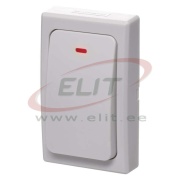 Wireless Doorbell P5729/P5729B/P5731 replacement spare button IP44, white, Emos