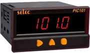 PIC101-N| Process Indicator, 4digits LED display, input TC/RTD/AI (-5..56mV/ 0..10V/ 0/4..20mA), res. TC/RTD 1/0.1° ^AI 1/0.1/0.01/0.001, sensor sv 30mA 24VDC, unit °C/°F, 90..270VAC/DC, ■50x98/□46x92, IP65