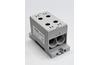 Universal Tapping Block Al/Cu TBA, 1P (4holes) 35-95mm² 440/490A 1000VAC/1500VDC, 35mm DIN-rail, panel mount, grey