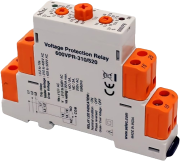600VPR-310/520| Voltage Protection Relay, 3Ø-3W, phase sequence/failure ^over/under voltage, range 154..520VAC, trip delay 0.2..10sec, 1CO (SPDT) 5A 250VAC, TS35