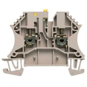 Test-disconnect Terminal WTR 2.5, 1-tier, 2.5mm² 24A 500V, pivoting, beige