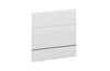 Cover Strip Plexo3, 001690, PVC, W45mm, L1m, 5pcs/pck, Legrand, light grey