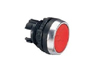 Push-button ACS, illuminated head, ø22.5mm, metal bezel, IP66/69K IK05, red