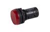 Pilot Light Osmoz, LED, ø22.5mm, 230VAC, IP66/69K IK05, red
