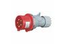 Industrial Plug, 3P+N+E 32A 415VAC, IP44, MaxPro, red